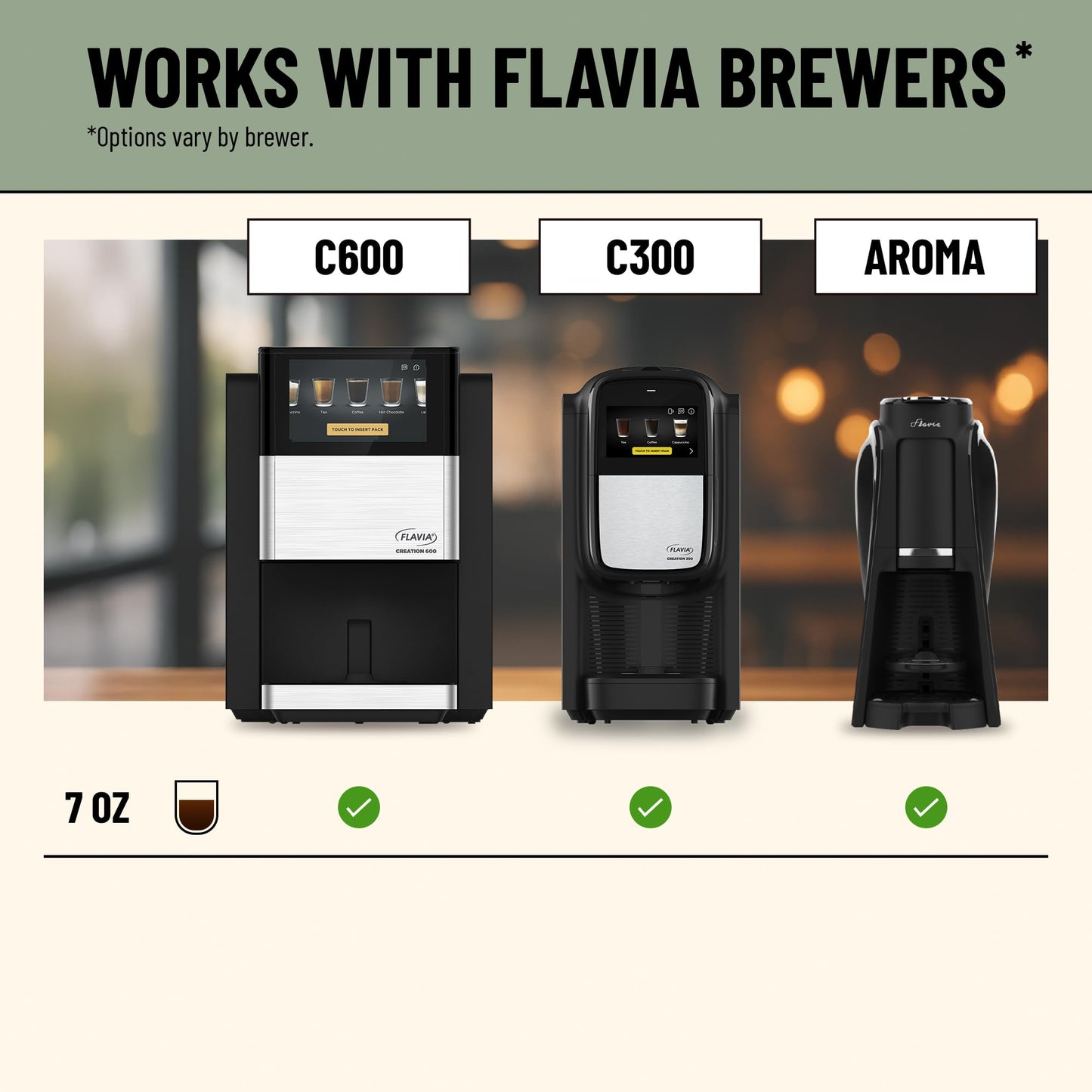 Flavia Lavazza Vanilla Latte Freshpacks works only with Flavia malt-inspired (Case of 72)