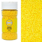 Mystic Sprinkles Solid Color Jimmy Sprinkles (Yummy Yellow Jimmies 3Oz)