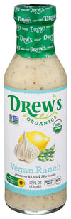 Drews Organics Organic Ranch Dressing and Quick Marinade, 12 FZ