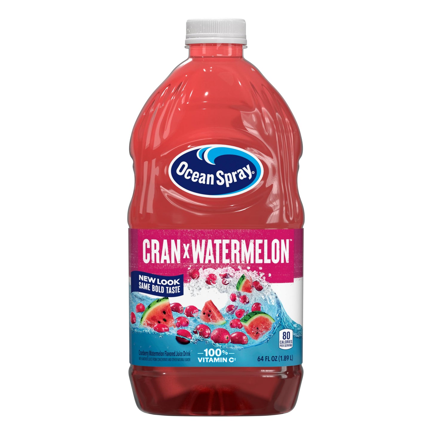 Ocean Spray Juice Drink, Cran-Watermelon, 64 Oz Bottles (Pack of 8)