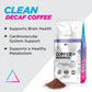 Livingood Daily Ground Decaf Coffee with Moringa, Vegan, Organic, Non-GMO, 12 oz Bag