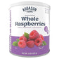 Augason Farms Freeze Dried Whole Raspberries #10 Can, 8 Oz