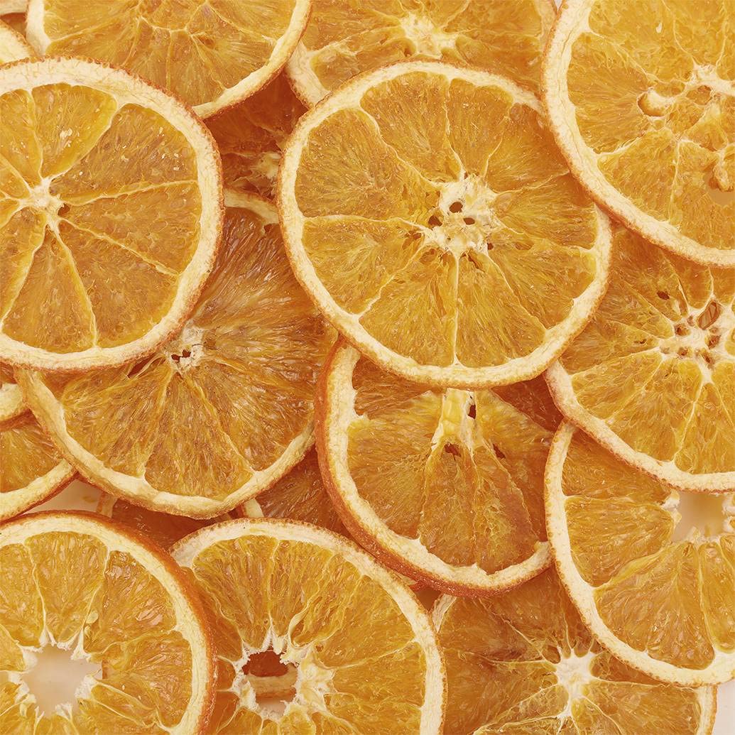 JTEDZI Dried Orange Slices 7.05 Oz/200g, Natural Dehydrated Dried Orange Slices, Sugar Free & No Additives, Dried Oranges for Co