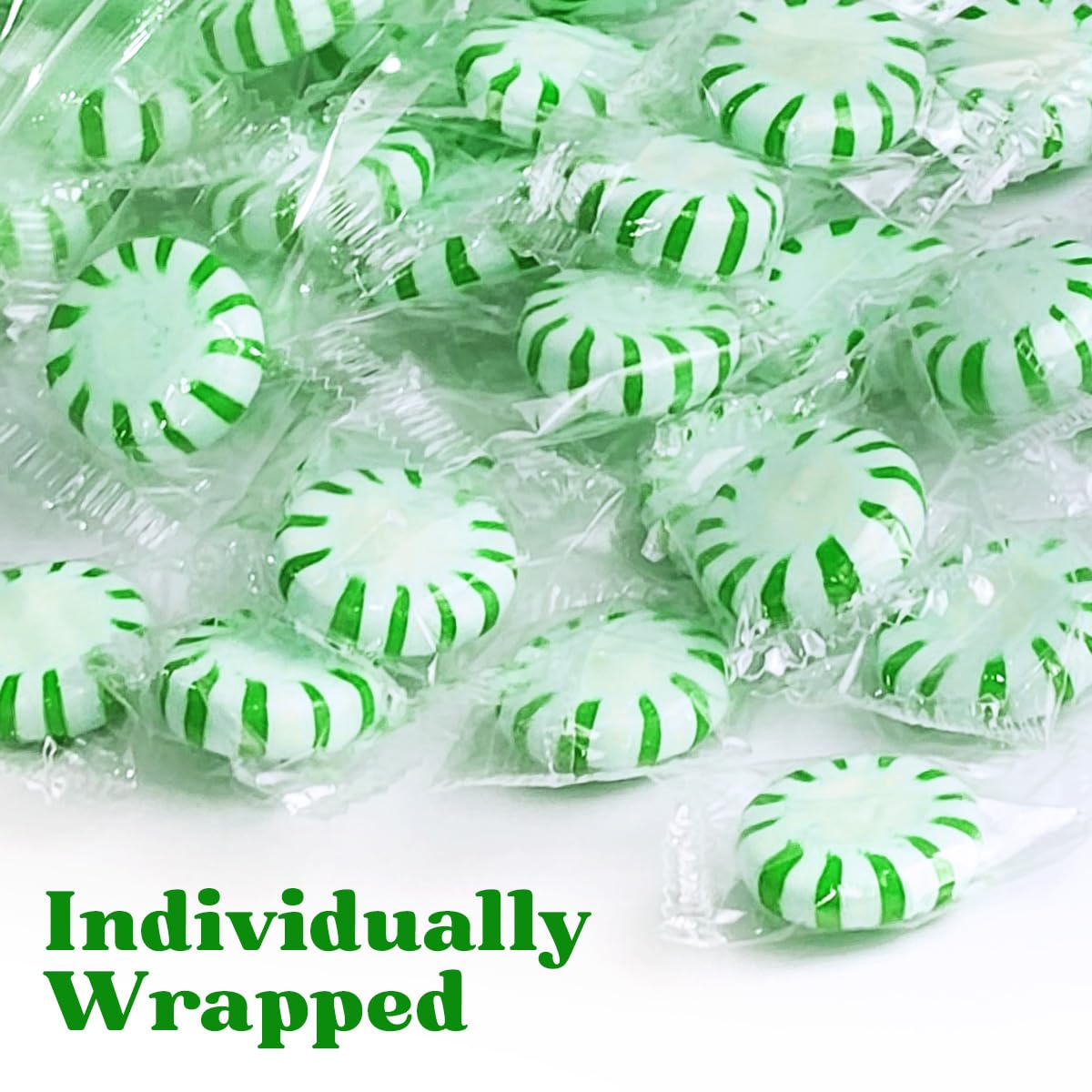 Starlight Spearmint Individually Wrapped, Starlight Mints Bulk Individually Wrapped Spearmint Candy for Office, Hard Candy Starl
