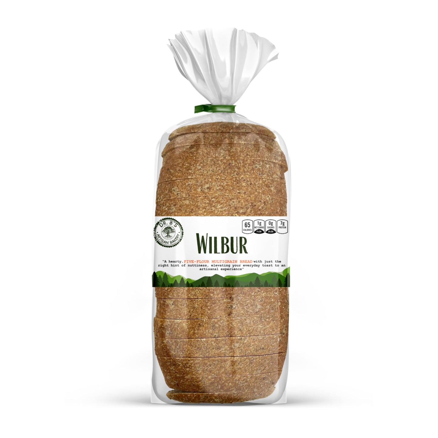 LOWCARB AVENUE Multigrain Bread | 1g Net Carbs, 7g Protein | Low Calorie, Vegan | 1 Pack (16 oz)