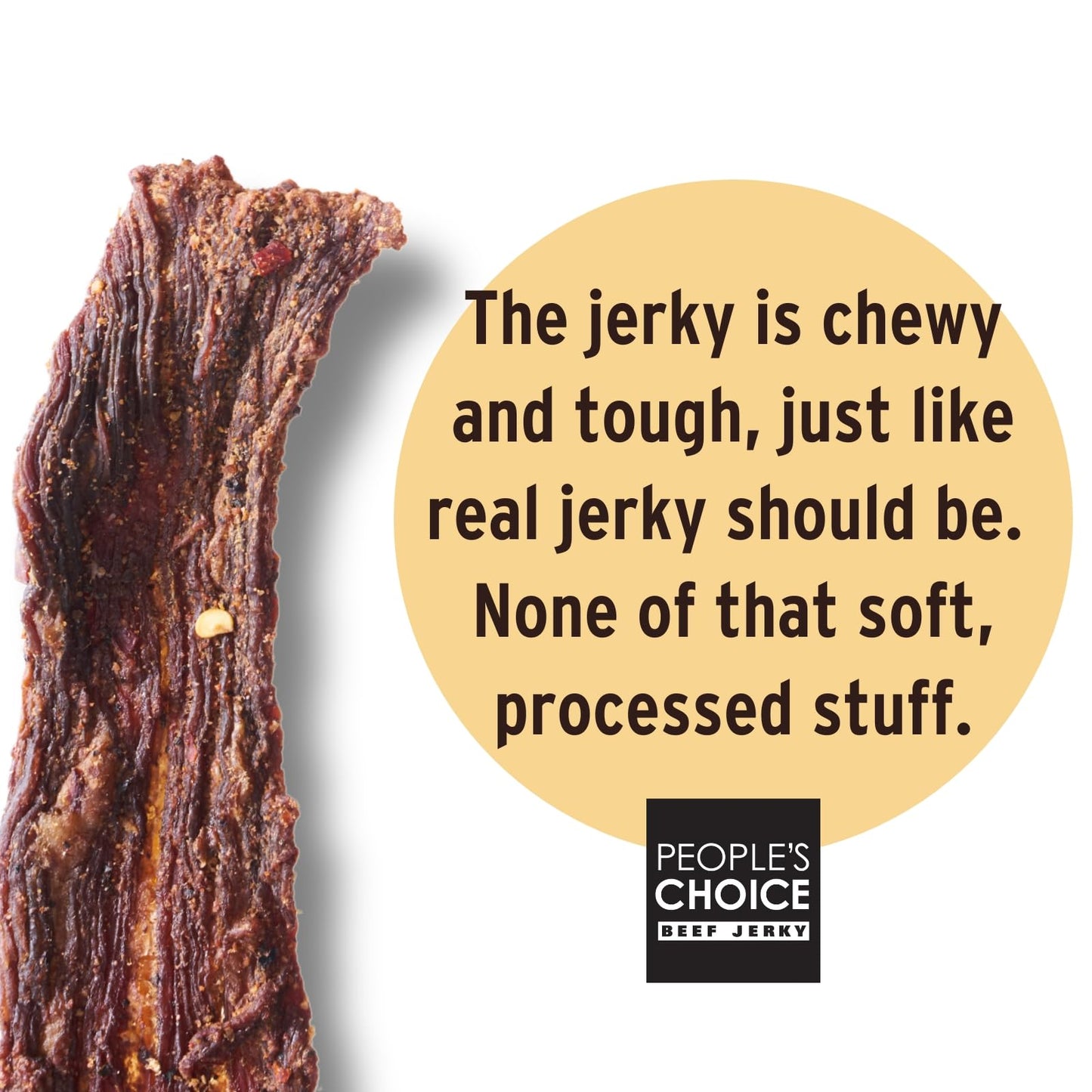 Peoples Choice Beef Jerky - Carne Seca - Lim  n Con Chile - 16g Protein - Sugar Free, Zero Carb, Keto Friendly - Dry Texture - M