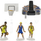 Decoset Basketball All Net Cake Topper, 5-Piece Cake Decoration Set, Birthday Decorations With 3 Figurines And Backboard, For Al