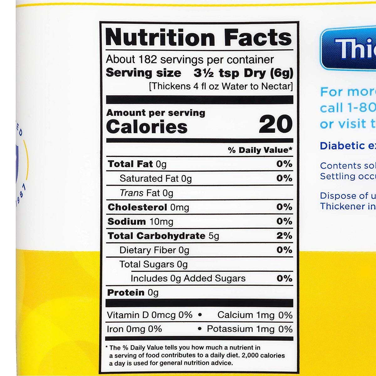 Original Thick It Food Thickener 36 Ounce, Case of 6