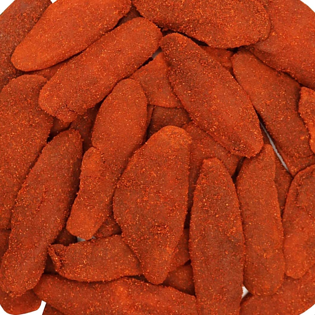 Sweetglob Dried Chili Mango Slices Hot Spicy Snacks (1 Pound)