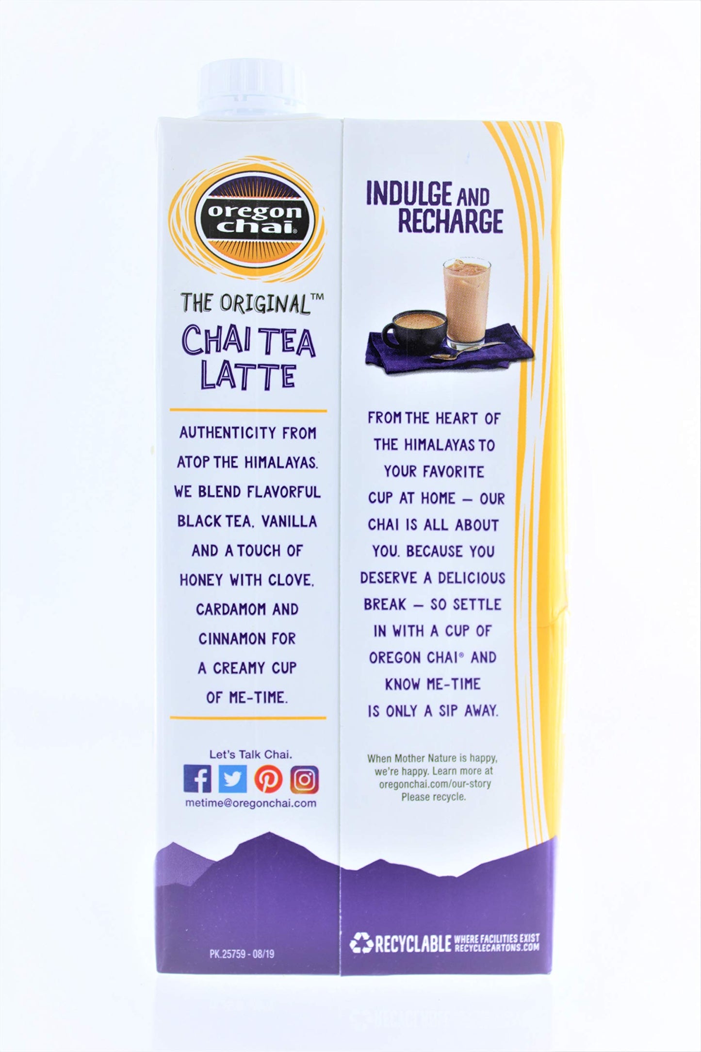 Oregon Chai Tea Concentrate Original Flavor, 32 Fl Oz (Pack of 3), Model 00221366