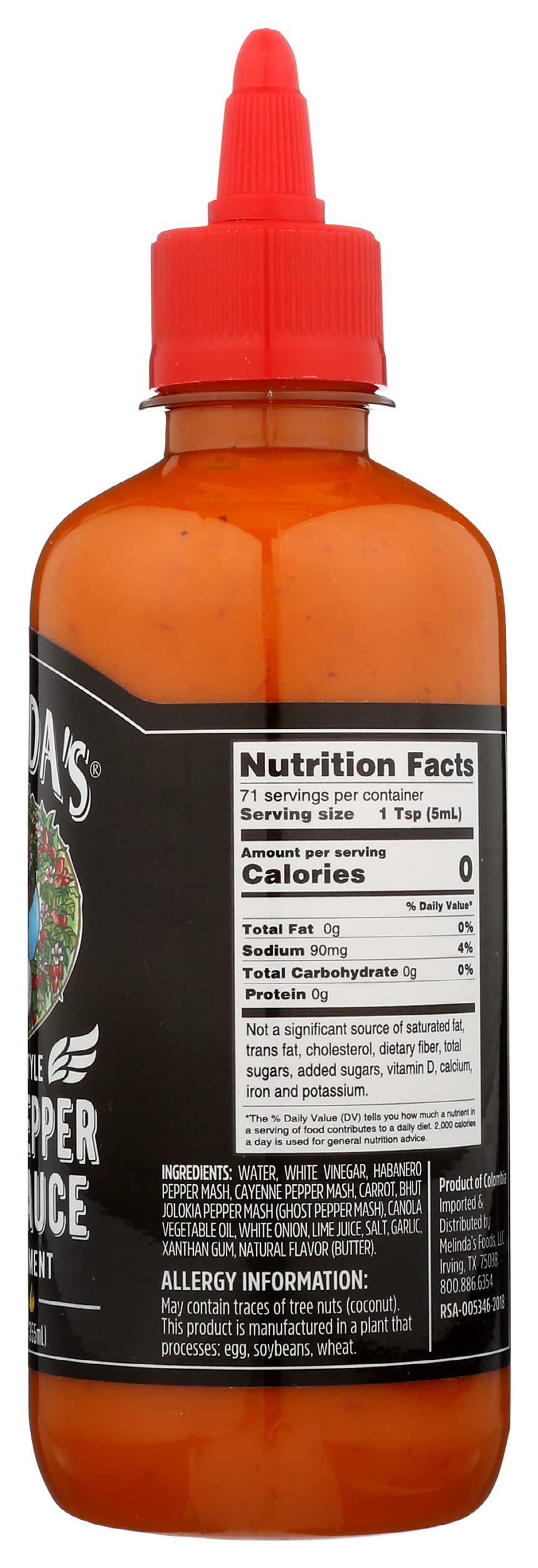 Melindas Creamy Style Ghost Pepper Wing Sauce  12 Ounces (Pack Of 6)