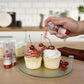 Tinker Dust - Burgundy Red (4G 1X Mini Pump) Edible Glitter For Desserts, Beverages, Cupcakes, Cake Pops And Cookies By Bakell