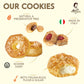 Millefoglie D'Italia Fine Selection Of Italian Puff Pastries, Assortment Of Vanilla, Chocolate, Butter & Raspberry Cookies For F