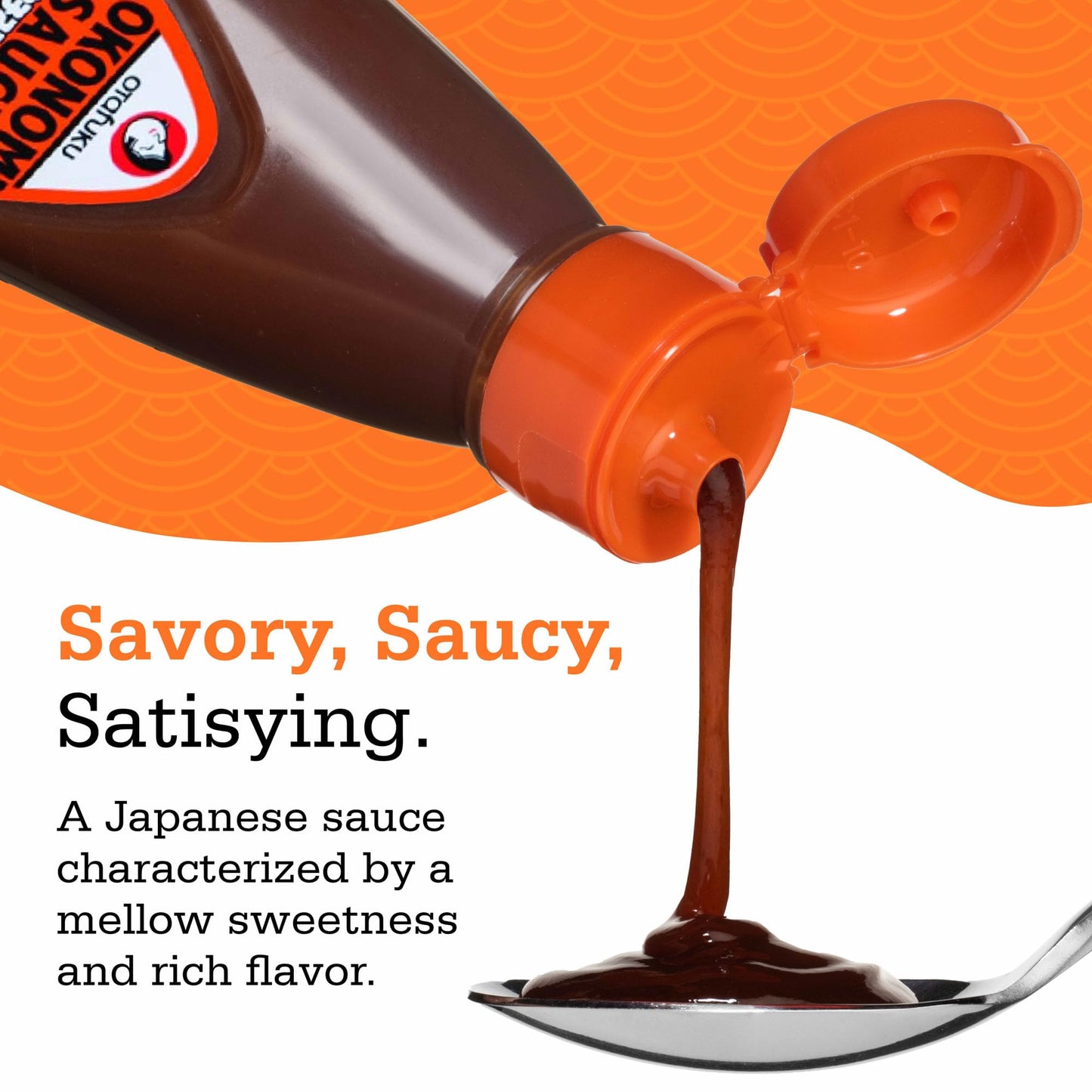 Otafuku Okonomi Sauce, Vegan Japanese Topping for Okonomiyaki Pancakes (10.6 Ounces)