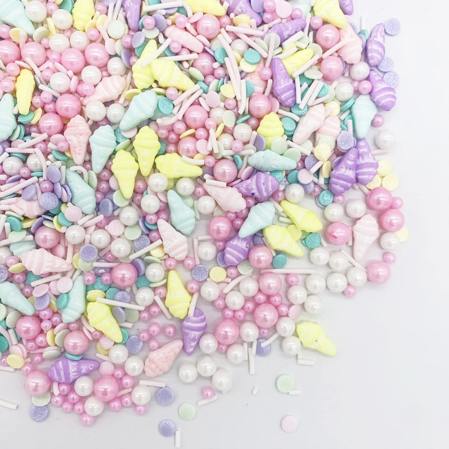 Edible Summer Pink Sprinkles Ice Cream Sprinkles Candy Baking Edible Cake Decorations Cupcake Toppers 120G/ 4.2Oz