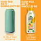 Saint James Iced Tea - Organic Green Tea - Non Gmo, Gluten Free, Low Calorie & Low Sugar - Pineapple & Mango, 12 Pack (16 Fl Oz