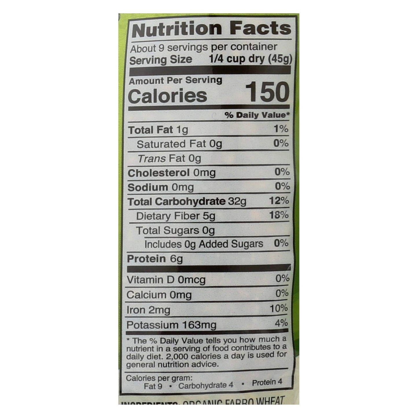 Nature's Earthly Choice - Organic Italian Pearled Farro - 14 oz.