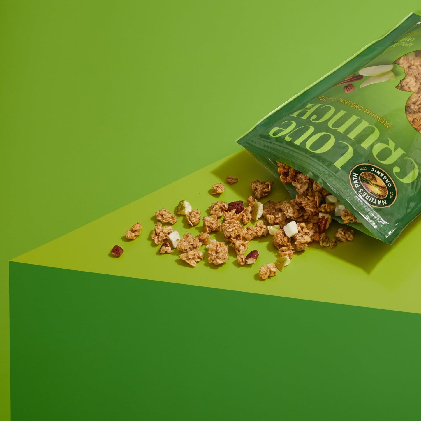 Love Crunch Organic Apple Chia Cspirit-inspired flavorble Granola, Non-GMO, 11.5 oz (Pack of 6)