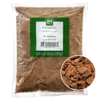 MONTEREY BAY HERB CO. Cinnamon Chips | Cut & Sifted | 1 lb Bulk Bag | for Tea, Mulling Spices, Pickling, Potpourri & Crafts | Wa