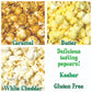 Giftpop Peanuts Snoopy Christmas Popcorn Tin With Three Flavors, Collectable Holiday Gift, 1 Pound 5 Oz.-Caramel, White Cheddar, Butter Flavor, 3 Gallon Tin