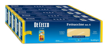 De Cecco Semolina Pasta, Variety Pack, 2 Bucatini & 3 Fettuccine, 16 Oz, Pack of 5