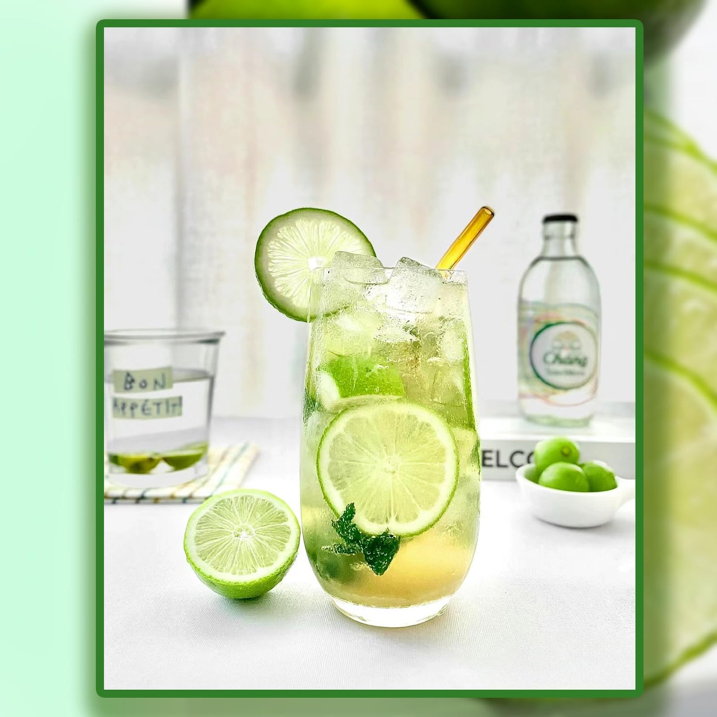 TXDYNLLK Dried Lime Slices, Premium Dehydrated Limes, 8.82oz (250g) for Crafts, Cake Decoration, Cocktail Garnish