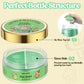 Nomeca Edible Glitter for Drinks & Cakes, 8g Food Grade Luster Dust, 11-Fruit Green