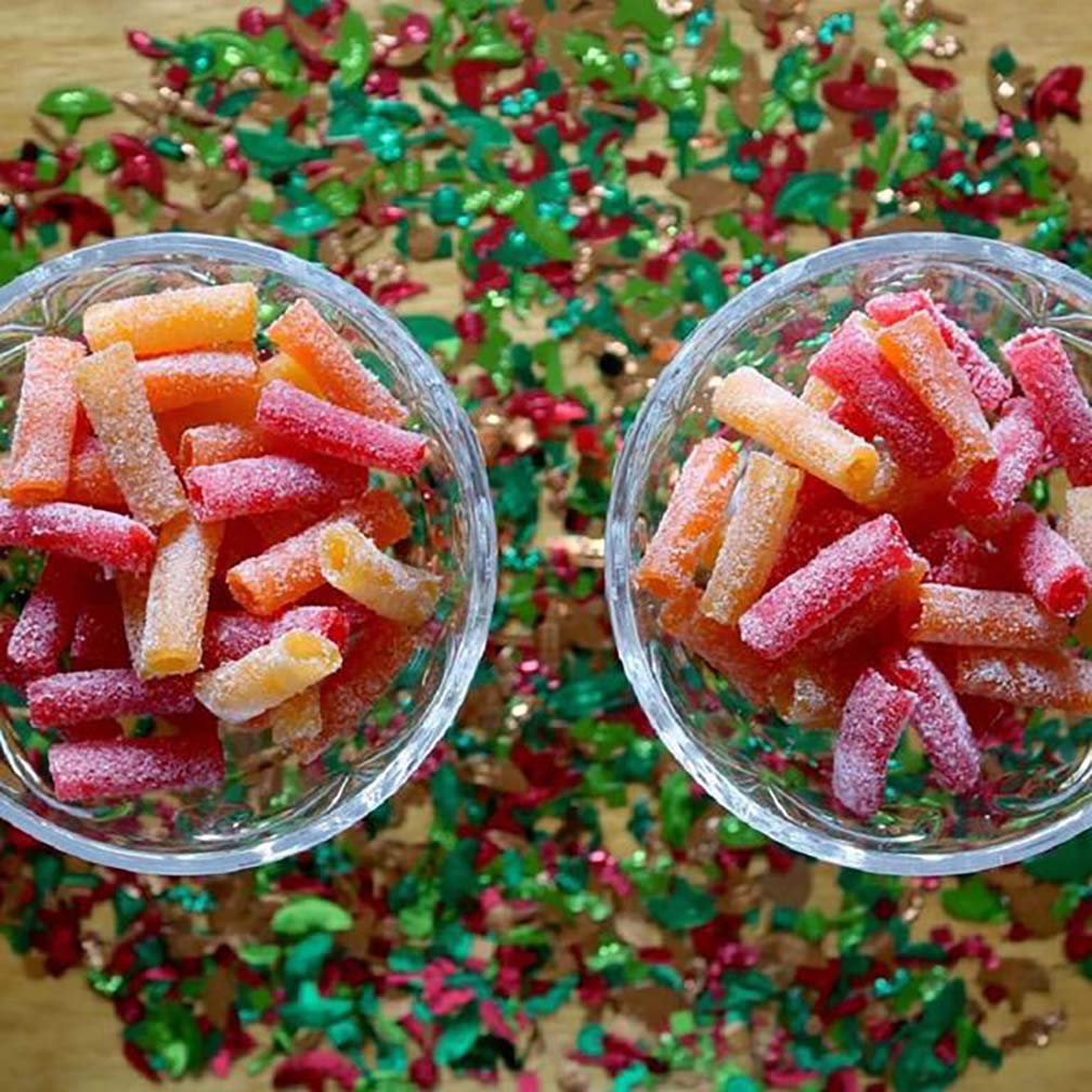 Sour Punch Bites, Tropical Fruit Flavors, Soft & Chewy Sour Candy, 5Oz Bag (12 Pack)