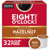 Eight OClock Coffee Hazelnut K-Cup Pods, Medium Roast, 32 Count, White, Model 011141106346-VC