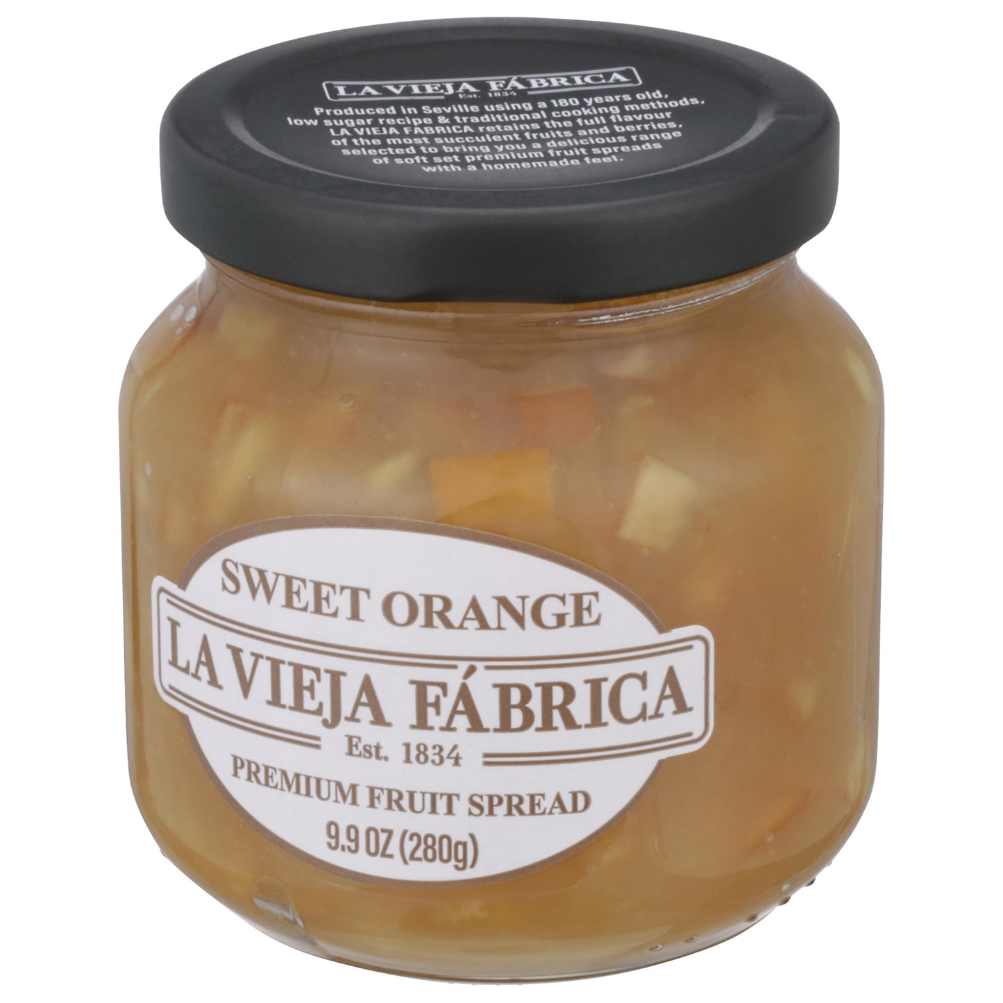 Mario Camacho La Vieja Fabrica Sweet Orange enhanced Fruit Spread  Sweet Orange  9.9 Oz (Pack of 8)