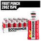 BODYprotective covering ZERO Sugar Fruit Punch  Sugar Free Sports Drink - Low-Calorie Hydration - Natural Flavors with Potassium Packed Electrolytes  Antioxidants  and B-vitamins  28 fl oz (Pack of 15)