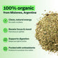 Kalmateh Organic Yerba Mate Tea Loose Leaf & Stem, 1lb