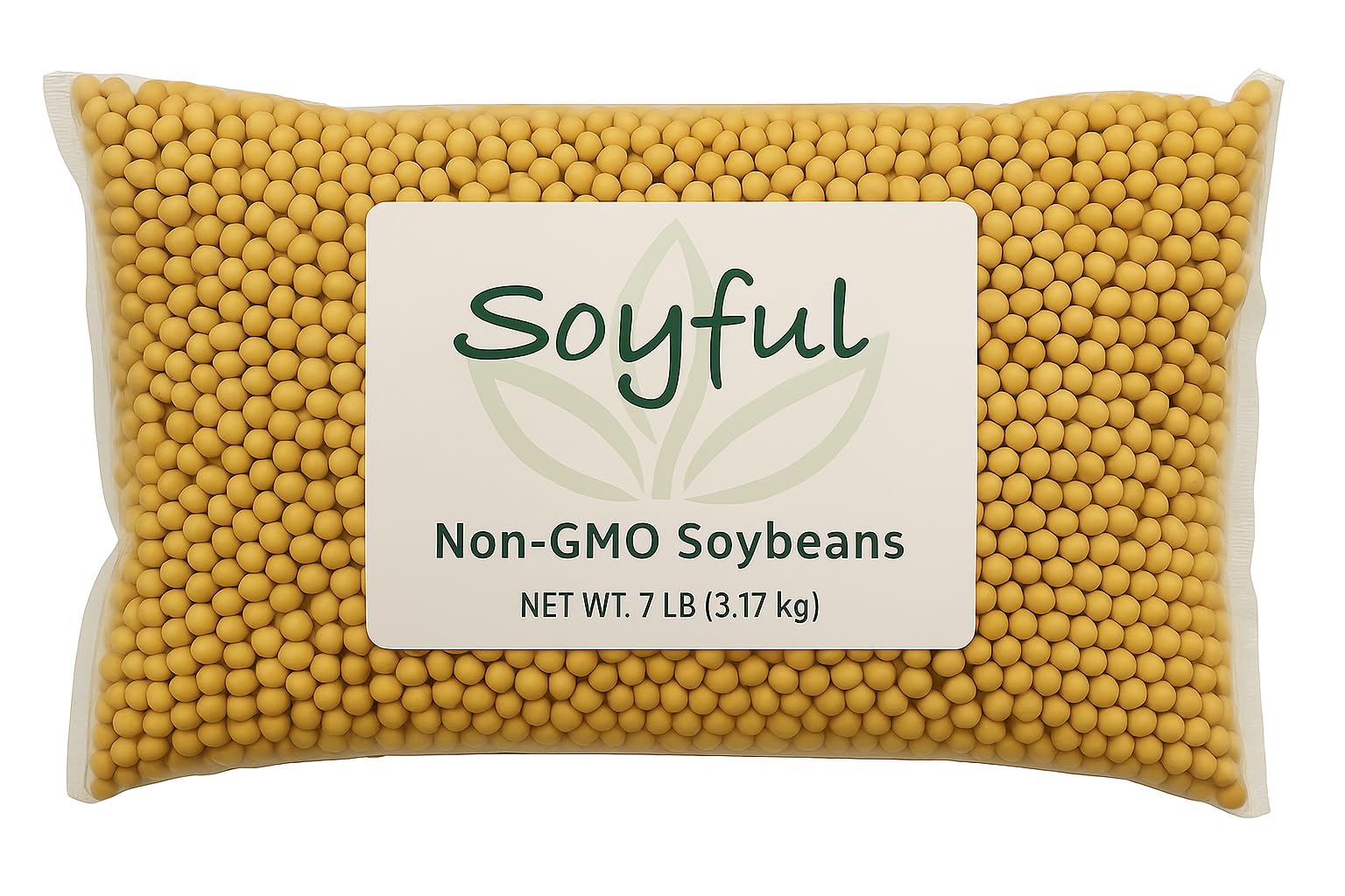 Non GMO Soybeans 7Lbs. Grown 100% in USA, Soy Beans Dry for Tofu and Soy Milk, Soybean Dry in Bulk, Identity Preserved (IP)