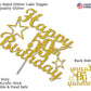 59 Birthday Cake Topper Gold Glitter, Party Decoration Ideas, Premium Quality, Sturdy Doubled Sided Glitter, Acrylic Stick. Made