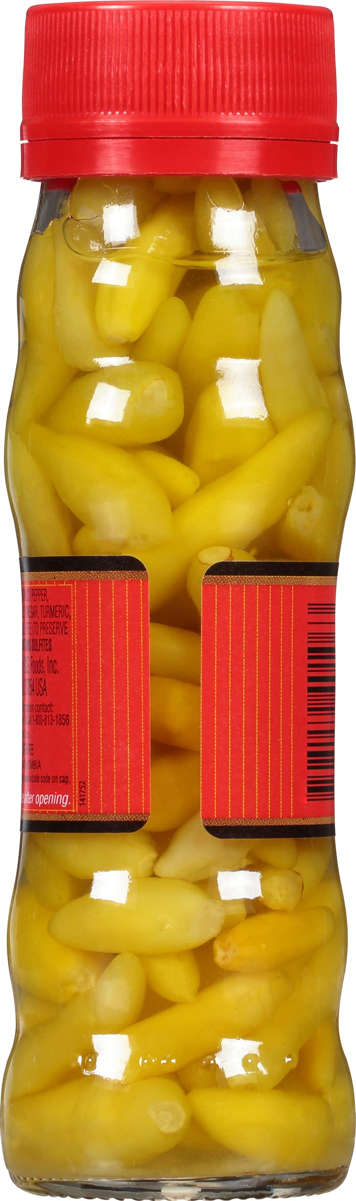 Trappey's Peppers in Vinegar, Hot, 4.5 oz, (3 pack)