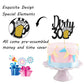 Maicaiffe Black Glitter Dirty 30 Cake Topper - Happy 30Th Birthday Cake Topper - Cheers To 30 Years - 30Th Birthday Cake Decorat