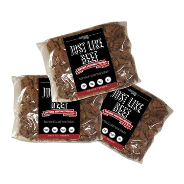 Textured Vegetable Protein, Vegan Meat Substitute, 100% Hexane Free, Made With #1 Graded Yellow Soybeans, 100% Vegan, Made In Us