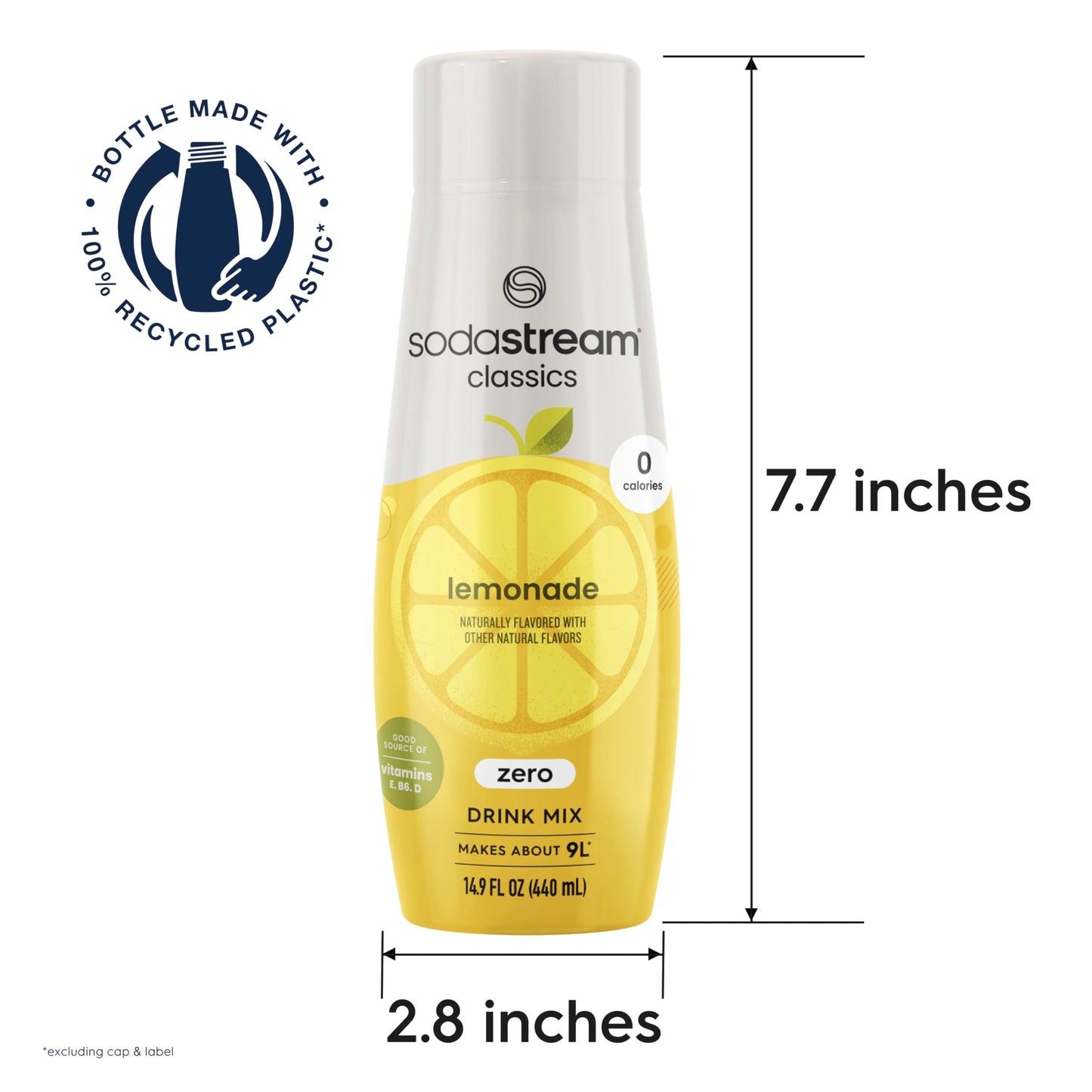 Sodastream Sodastream Zero Lemonade Drink Mix, 14.8 Fl Oz, Pack Of 4
