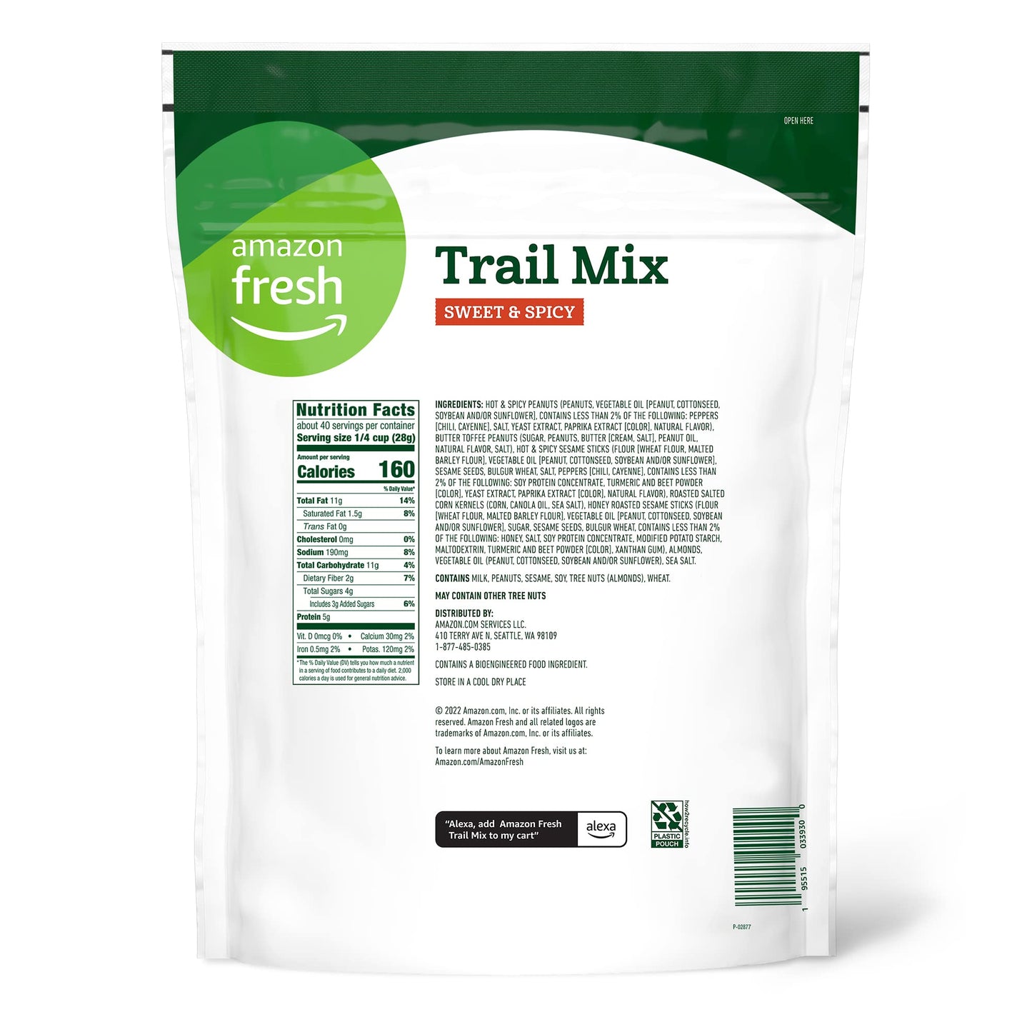 large online retailer Fresh Sweet & Spicy Trail Mix, 40 Oz, 40 Ounce (Pack of 1)