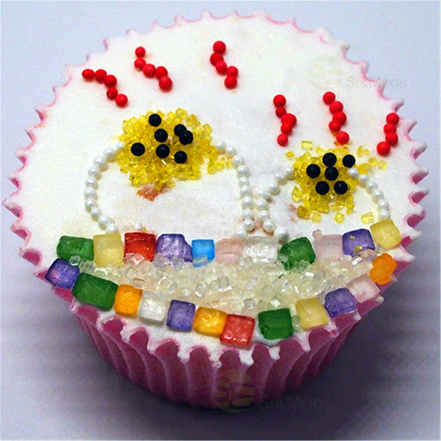 Se Si&Moos Gold Sanding Sugar Gold Edible Sparkling Sprinkles Sanding Sugar Crystals For Cookie Decorating Edible Glitter Rimmer