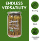 Braswells Pickled Dilly Beans - Crunchy, Flavorful Snack - 16 oz Jar