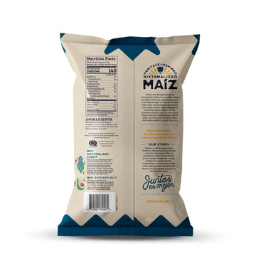 Siete Maiz Totopos Corn Tortilla Chips | Blue Corn | Gluten Free | Vegan Snacks | Non Gmo & Organic Corn Chip | Made With Avocad