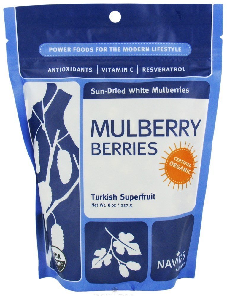 Navitas Naturals Mulberries Organic 8 Oz ( 4-Pack)