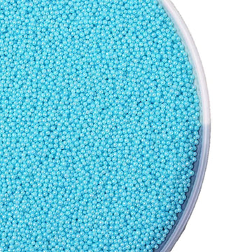 Blue sprinkles Edible Pearl 130g 4.6OZ,Cake Dessert sprinkles,Cookie sprinkles,Sugar Pearl, Edible Candy Pearls for Cake Cupcake