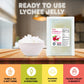 Fanale Coconut Jelly Topping nata de coco for Bubble Tea 400 g | Lychee Jelly | for Boba Tea  Smoothies  Slushes  Desserts 400g