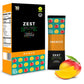 ZEST Delites Fruit Snacks, Dried Mango Bars, No Sugar Added, 0.88 oz x 10 Pack