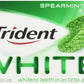 Trident White Sugar Free Spearmint Gum, 16 Count (Pack of 9)
