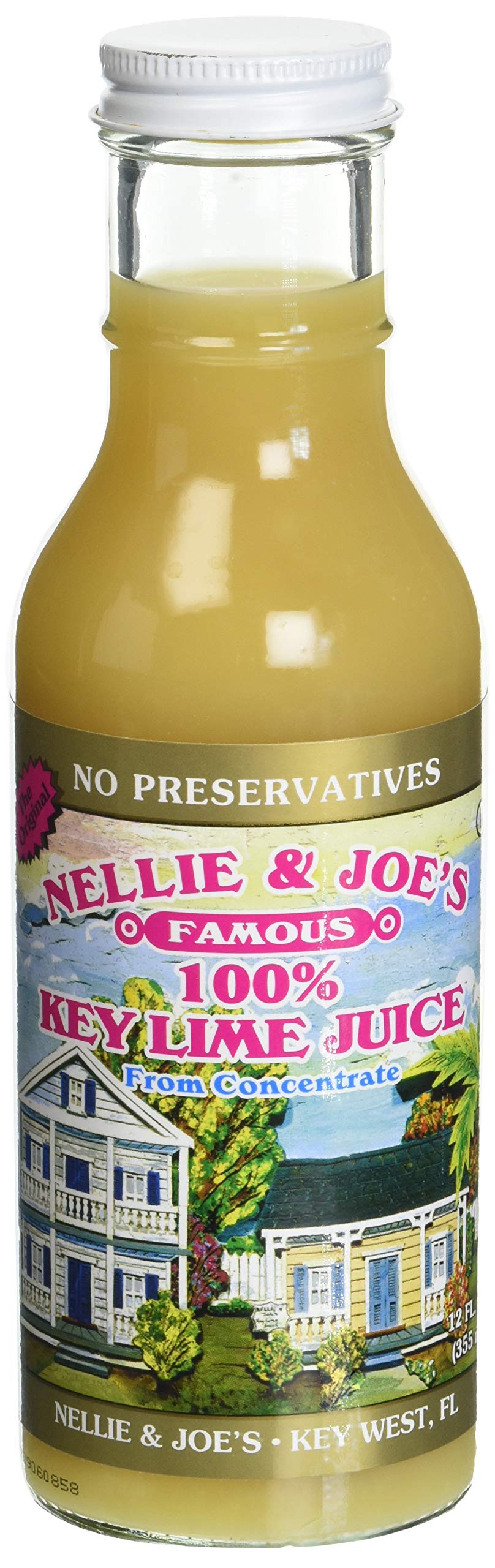 Nellie & Joes Key Lime Juice, 100% Pure, 12 Fl Oz Glass Bottle, Model 00035204