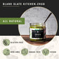 Blank Slate Kitchen Zhug (6 Oz) | Spicy Middle Eastern Herby Green Hot Sauce (Yemeni Skhug) | Vegan & Gluten-Free | Blend Of Jalapenos, Cilantro, Parsley, Garlic, Lemon Juice & Olive Oil