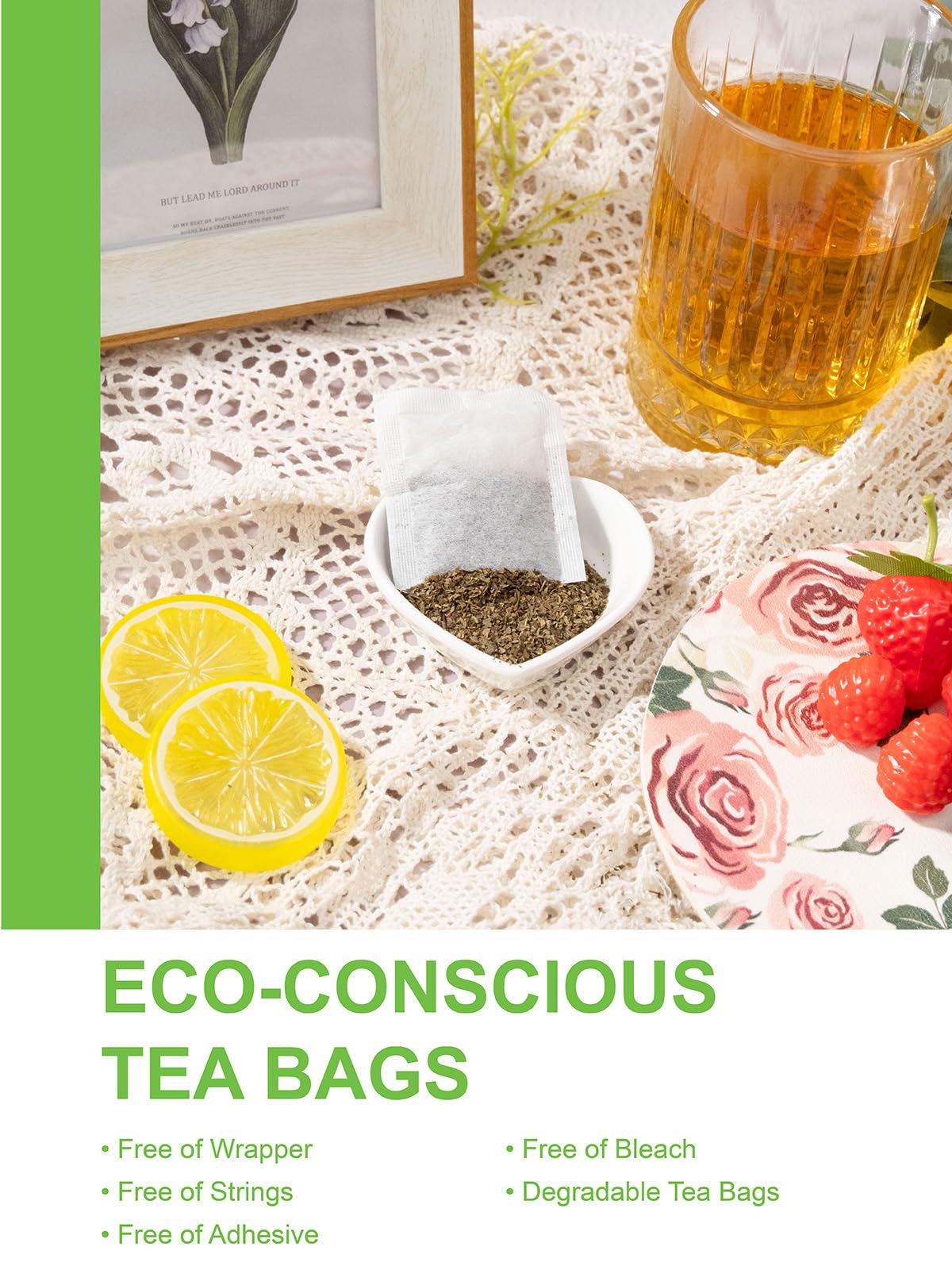Teelux Sweet Tea Bags, Green Tea Blended With Natural Sweet Tea, Brisk & Sweet Taste, Zero Sugar, 100 Count